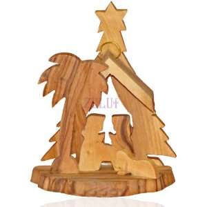  Nativity Olive Wood Ornament 