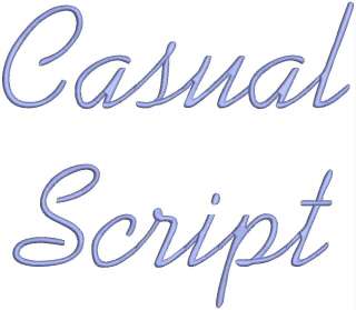 You are bidding on Quality Fonts. The Casual Script is ourlatest 