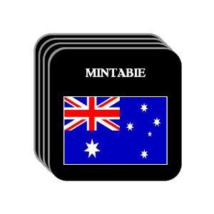 Australia   MINTABIE Set of 4 Mini Mousepad Coasters 