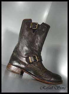   Boots Brown New Collection 2012 Exclusive Vintage Italy Luxus  