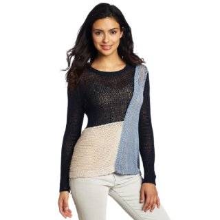 525 America Womens Asym Blocked Pullover Sweater