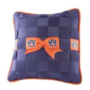  Auburn Tigers Bow Pillow from Tessuta   Auburn Tigers One 