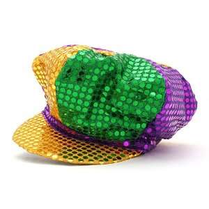  Mardi Gras Sequin Bopper Hat 