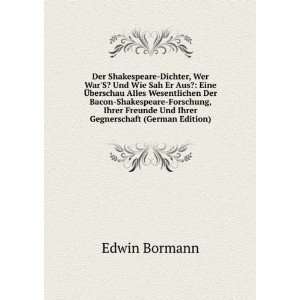   Gegnerschaft (German Edition) (9785874987046) Edwin Bormann Books