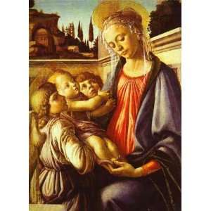   Alessandro Botticelli   24 x 34 inches   Madonna an