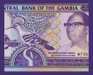 50 DALASIS Banknote GAMBIA 1989 95   Dawda JAWARA   UNC  