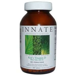  Kids Vitamin D Mini Tabs 400 IU 180 Tablets by Innate 