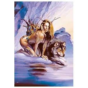  Wolf Girl, 1000 Piece Jigsaw Puzzle Made by Castorland 