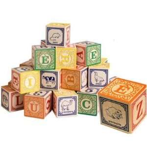  Uncle Goose Alphabet Blocks in French from Lindenwood, Inc 