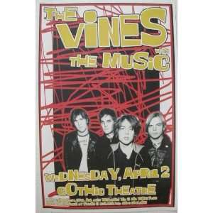  Vines Gothic Denver Colorado 2003 Concert Poster