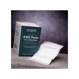  Caring ABD/Combine Pads   Sterile   5 inch X 9 inch   400 