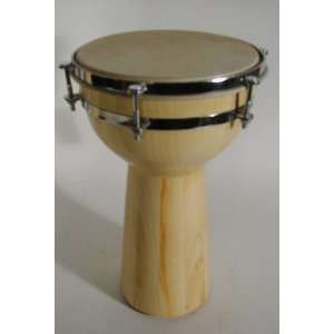  Dumbek, white wood, tunable (Large) Musical Instruments