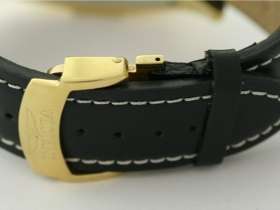Mens Invicta Lupah Chronograph Black Leather Watch 2236  
