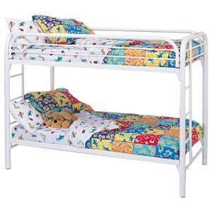 TWIN OVER FULL BUNK BEDBLACK,BLUE, WHITE, RED  