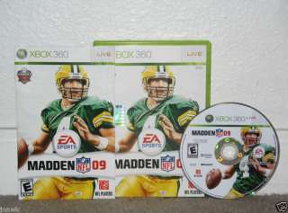 Madden NFL 09 CIB (Xbox 360, 2008) 014633156003  