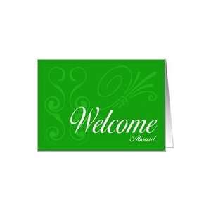  Welcome Aboard New Employee BCG Card Health & Personal 