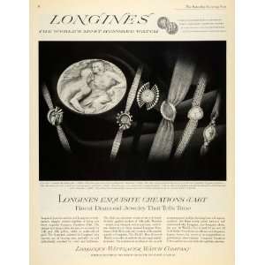  1963 Ad Longines Wittnauer dArt Collection Diamond 