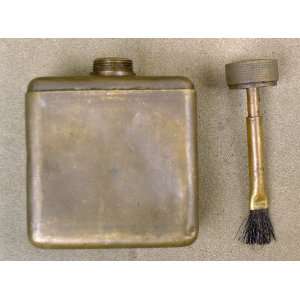  Original British WWII Oil Container Can, Oil, Small Arms 