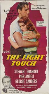 The Light Touch (MGM, 1951). Three Sheets(41 X 81). Crime.