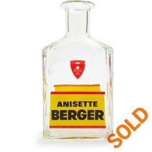  Antique Anisette Berger Bottle