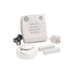   Wireless Home Security Kit with Smoke Alarm (GEWSECK2D2) Electronics