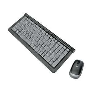    Black Wireless Keyboard and Notebook Laser Mouse Electronics
