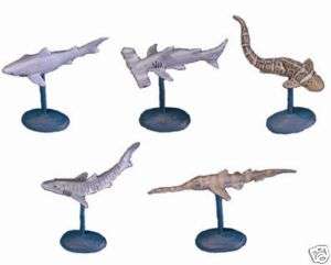 MEM 40028 Sharks x 5 Ocean Animals 25mm miniatures  