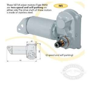  Vetus RWS Wiper Motors RW02S 24V w/ 2 spindle Automotive