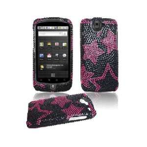  Google Nexus One Full Diamond Graphic Case   Pink Stars 