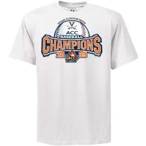   White 2009 ACC Baseball Tournament Champions Locker Room T shirt