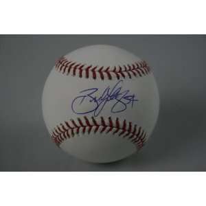 Brad Lidge Signed Baseball   Authentic Oml Psa