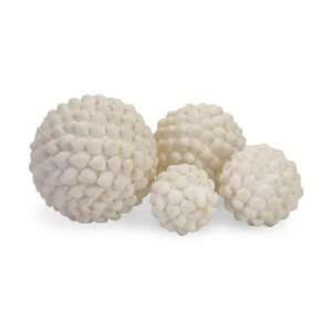   Net Shell Abaca Glue Decorative Spheres Varied Sizes Small Ivory Shell