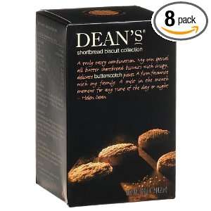 Deans Butterscotch Shortbread Cookies, 4.2 Ounce Boxes (Pack of 8 