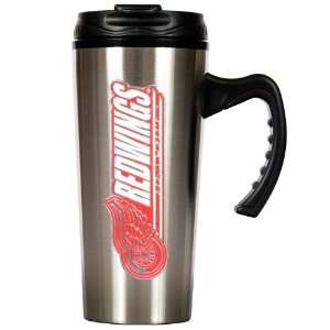   Detroit Red Wings NHL 16oz Stainless Steel Travel Mug 