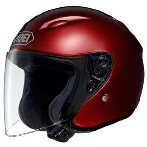   Wing Open Face Metallic Motorcycle Helmet, Wine Red, XL Automotive