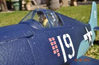F6F Hellcat RC Airplane Ready To Fly, No Assembly Required, RTF Model 