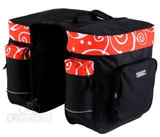 New Bike Cycling bicycle double rear pannier bag 28L  