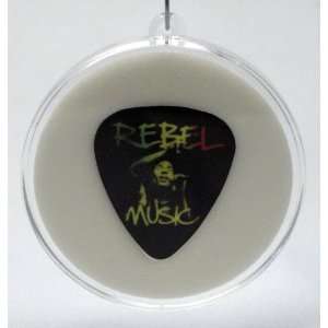 Bob Marley Rebel Music Guitar Pick With MADE IN USA Christmas Tree 