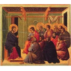   Leave of the Apostles, By Duccio di Buoninsegna 