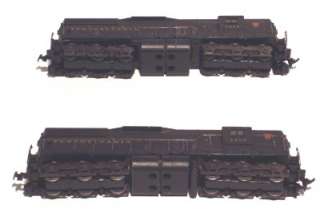 ATHERN HO SCALE PRR SD 9 LOCOMOTIVE AND DUMMY UNIT 7607 TESTED AND 