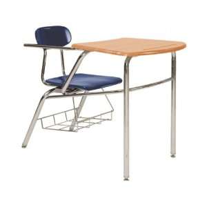  Woodstone Top Combo Desk with Hard Plastic Seat and Front 