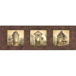Outhouse Row   Poster by Linda Spivey (18x6) 