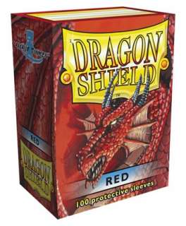 100 Dragon Shield Red Deck Protectors Card Sleeves  