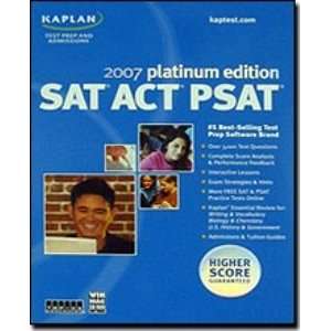  Kaplan SAT ACT PSAT Platinum Edition Electronics