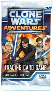 Star Wars Clone Wars Adventures Trading Card Game Single Pack