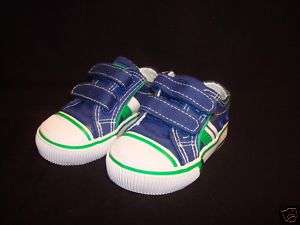 Wonder Kids Blue 100% Cotton Canvas Velcro Slipon Shoe  