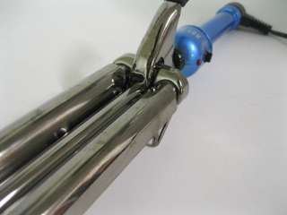 Hot Tools 3 Barrel Waver Blue Ice Titanium HTBL1175  