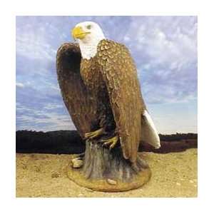  Eagle On Stump Figurine 