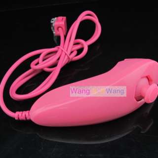 Pink New Nunchuck Game Controller for Nintendo Wii  