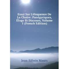   , Volume 1 (French Edition) Jean Sifrein Maury  Books
